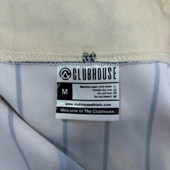 Phi Delt LiveLikeLou Cream Pinstripe Baseball Jersey - Size M - Picture 8 of 8